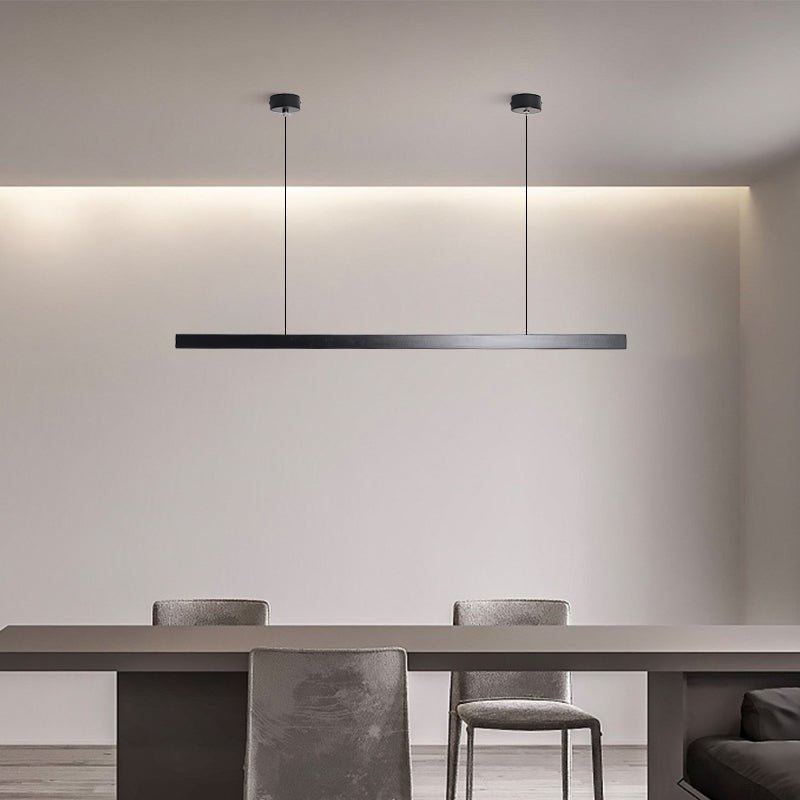 Industrial Wooden Beam Chandelier — Michelin-Starred Restaurant Ambiance