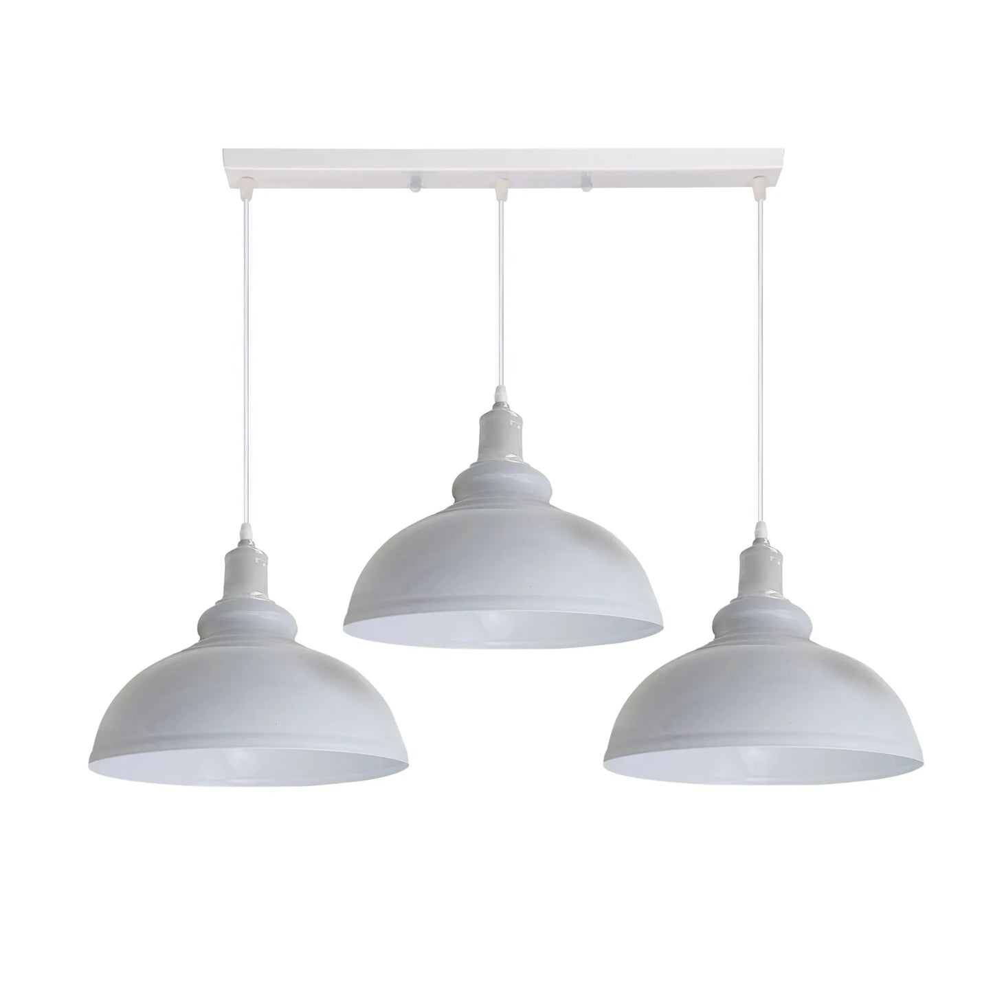 Suspension Trilight Vintage – Lustre 3 Branches Réglables Style Rétro