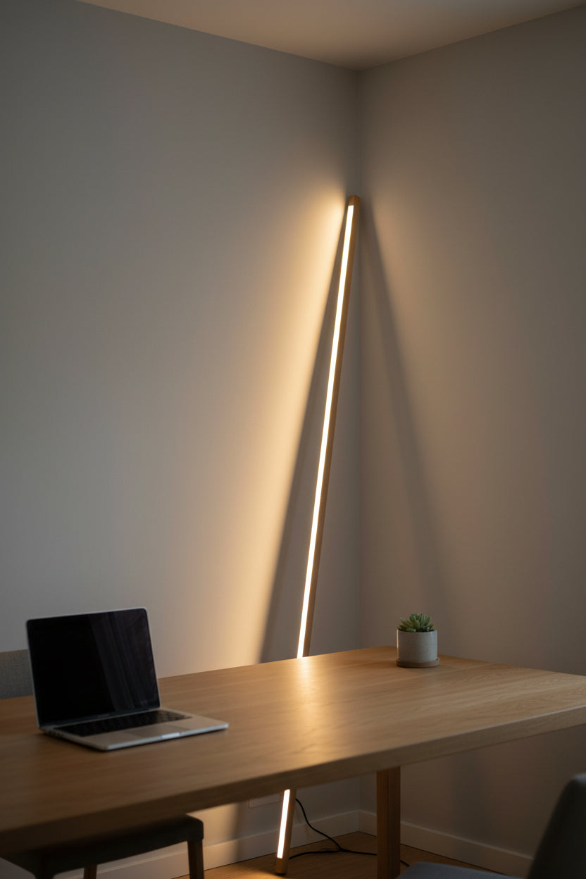 Lampe Nordique en Bois Massif