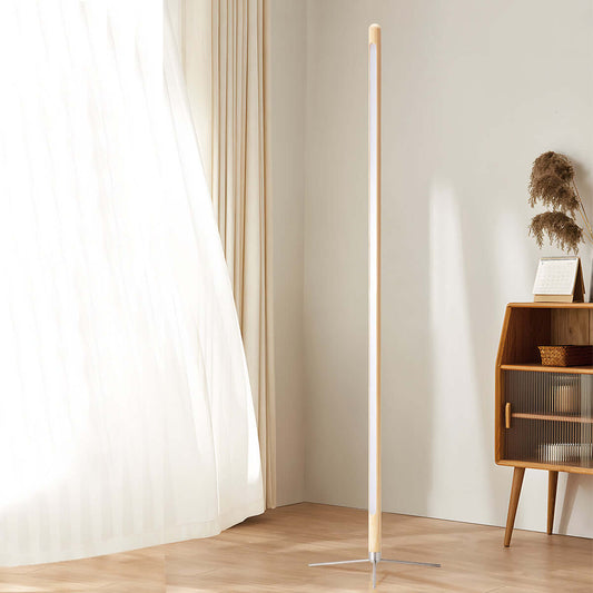 Lampe sur Pied en Bois Massif — Ambiance & Élégance